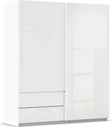 Schwebetürenschrank Elara In Weiss 181/210/62 cm Weiss 