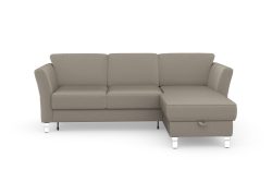 sit&more Ecksofa »Visby V«, wahlweise mit Bettfunktion und Bettkasten, frei im Raum stellbar, mit Federkern, auch erhältlich in dem besonders leicht mit Wasser zu reinigendem 