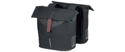 Basil City Doppelpacktasche 28-32l schwarz 2021 Gepäckträgertaschen