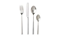 Bitz Besteck-Set 16-teilig, Silber Satin