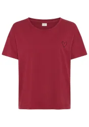 s.Oliver T-Shirt 1 mit kleinem Herzprint auf der Brust
