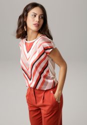 Laura Scott Shirtbluse, in modischem Materialmix - NEUE FARBEN