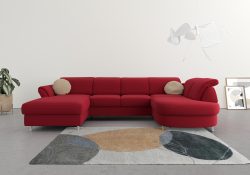 sit&more Wohnlandschaft, wahlweise mit Bettfunktion, Bettkasten und Kopf- und Armteilverstellung