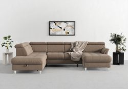 sit&more Wohnlandschaft, inklusive Kopfteilverstellung, wahlweise mit Bettfunktion und Bettkasten