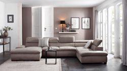 Home affaire Wohnlandschaft »Alberto«, XL, inklusive Kopfteilverstellung