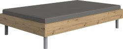 Wimex Bett »Easy, grosse Auswahl an Grössen und Farben, auch in Komforthöhe«, (Made in Germany), ohne Kopfteil, ideal unter Dachschrägen oder Fenster