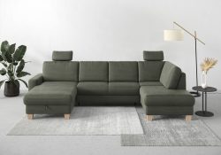 Home affaire Wohnlandschaft »Summer«, mit oder ohne Bettfunktion und Bettkasten, Cord-Bezug