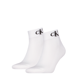 Calvin Klein Jeans Kurzsocken »CKJ MEN QUARTER 2P MONOGRAM«, (2 Paar, 2 Paar), mit dezenter Logostickerei