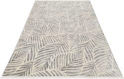 Esprit Teppich »Victoria ESP-21078«, rechteckig, 7 mm Höhe, Moderner Design Kurzflorteppich mit Fransen, Wohnzimmer