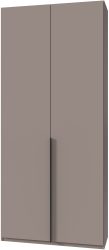 Wimex Kleiderschrank »Mugano,in 8 Breiten,3 Höhen,2 Tiefen, viele Farben, Made in Germany«, (in Basic oder Premium Ausstattung mit 2 weiteren Einlegeböden), mit langen oder kurzen Griffen aus Metall, mit oder ohne Spiegel