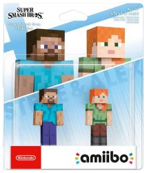NINTENDO amiibo No. 89 Steve & Alex (Super Smash Bros. Collection) Spielfigur