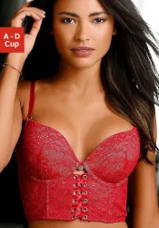 JETTE Push-up-BH in hübscher Bustier-Form, sexy Dessous