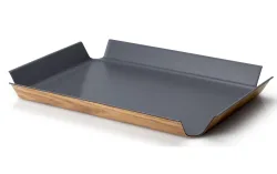 Continenta 2902 Rutschfestes Tablett 45x34 cm grau