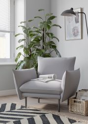 andas Sessel »Stine«, Besonderes Design durch Kissenoptik und Keder, Design by Morten Georgsen