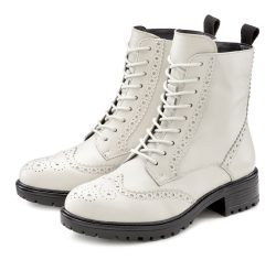 Lascana, LASCANA Stiefelette, Boots aus Leder zum Schnüren und Reissverschluss