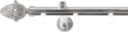 SN DECO GROUP Gardinenstange Ø 19 mm 1 läufig-läufig Fixmass;kürzbar
