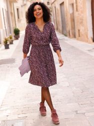 Inspirationen A-Linien-Kleid »Druck-Kleid«
