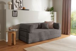 Jockenhöfer Gruppe Schlafsofa »Folda, Dauerschläfer, Breite 206 cm, Liegefläche 181x198 cm« mit Bett-/Schlaffunktion, inkl. 1x Zierkissen, Tonnentaschenfederkern
