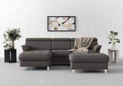sit&more Ecksofa, inklusive Kopfteilverstellung, wahlweise mit Bettfunktion und Bettkasten