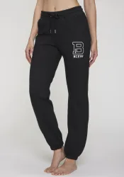 Bench. Loungewear Jogginghose mit seitlichen Taschen und Logoprint, Loungewear