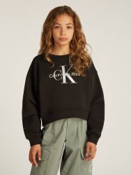Calvin Klein Jeans Sweatshirt »GLITTER MONOLOGO CN SWEATSHIRT«, für Kinder bis 16 Jahre mit Logoschriftzug