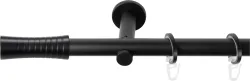 SN DECO GROUP Gardinenstange Ø 19 mm 1 läufig-läufig Fixmass;kürzbar