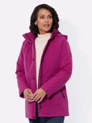 Casual Looks Langjacke mit Kapuze