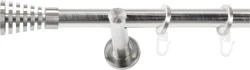 SN DECO GROUP Gardinenstange Ø 19 mm 1 läufig-läufig Fixmass;kürzbar