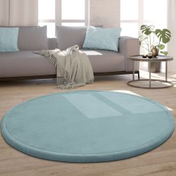 Paco Home Teppich »Tatami 475«, rund, Kurzflor, Uni Farben, mit Memory Foam, waschbar