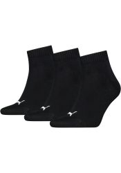 PUMA Kurzsocken, (3 Paar), Atmungsaktiv, Rippenbündchen, weiche Baumwollmischung