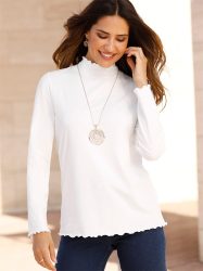 Classic Basics Langarmshirt »Stehkragen-Shirt«, (1 tlg.)