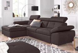 exxpo - sofa fashion Ecksofa, wahlweise mit Bettfunktion und Bettkasten