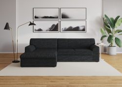 DOMO collection Ecksofa »Topper«, mit Recamiere, wahlweise mit Schlaffunktion