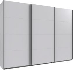 Wimex Kleiderschrank »Mugano, Made in Germany, Lieferung bis in Deine Etage und Stellort«, (wähle Deine Ausstattung: Basic oder Premium!), 3 Schwebetüren, grosse Grössen, mit oder ohne Spiegel, Metallgriffe