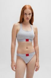 HUGO Bralette-BH »BRALETTE PAD.RED LAB 10241852 01«, mit aufgesticktem HUGO BOSS Logo