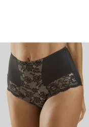 Lascana - Slip, für Damen, Schwarz Bedruckt, Größe 36-38