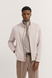 bugatti Blouson, ohne Kapuze, mit Stehkragen & Strickdetails
