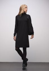 STREET ONE Strickkleid Ohne Taschen mit Stehkragen