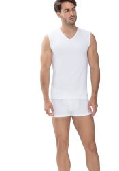 Mey Tanktop »Dry Cotton« mit V-Ausschnitt, breite Träger, Single Jersey-Qualität