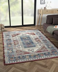 Myflair Möbel & Accessoires Teppich »Elfi 1«, rechteckig, 6 mm Höhe, Flachgewebe, im modernem Used Look, superflach, besonders weich durch Microfaser, ideal im Wohnzimmer, Schlafzimmer & Esszimmer