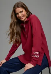 Laura Scott Longsweatshirt, in grossen Grössen verfügbar