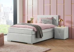 Leonique Boxbett »Alfie, Bestseller, wahlweise mit Bettkasten«, mit Strasssteinen im Kopfteil, H2, H3 und H4 wählbar