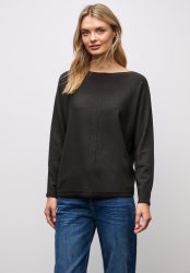 STREET ONE Strickpullover, Dolman, mit U-Boot-Ausschnitt