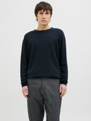 Jack & Jones Rundhalspullover »JJESUMMER KNIT CREW NECK SN«, mit Rundhalsausschnitt