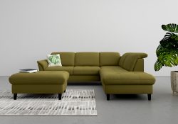 sit&more Ecksofa, wahlweise mit Kopfteilverstellung, Bettfunktion und Stauraum