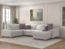 sit&more Wohnlandschaft »Durness«, mit Federkern und hochwertigen Massivholzfüssen, wahlweise mit Kopfteilverstellung, optional mit Bettfunktion und Stauraum