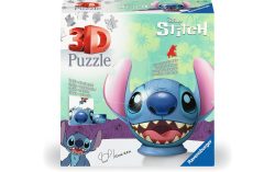Ravensburger Verlag GmbH, Ravensburger 3D Puzzle 11574 - Puzzle-Ball Stitch - Puzzleball mit ansteckbaren Ohren - für kleine und grosse Stitch und Disney Fans ab 6 Jahren