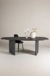 Venture Home Esstisch Esszimmertisch, MDF, oval, gesellig, einladend, modern