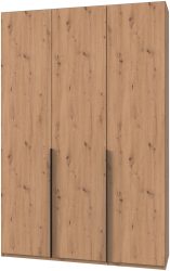 Wimex Kleiderschrank »Mugano,in 8 Breiten,3 Höhen,2 Tiefen, viele Farben, Made in Germany«, (in Basic oder Premium Ausstattung mit 2 weiteren Einlegeböden), mit langen oder kurzen Griffen aus Metall, mit oder ohne Spiegel