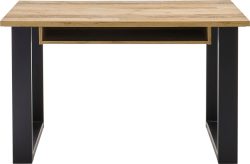 Home affaire Schreibtisch »SHERWOOD«, Computertisch im Industrie-Design, Breite 125 cm